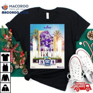 Kansas State Wildcats Defeated Nc State Wolfpacks To Get The Pop Tarts Bowl Champions Ncaa College Football Tshirt