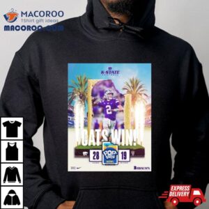 Kansas State Wildcats Defeated Nc State Wolfpacks To Get The Pop Tarts Bowl Champions Ncaa College Football Tshirt