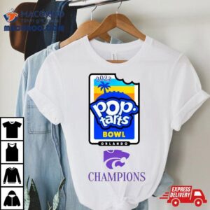 Kansas State Wildcats Football 2023 Pop Tarts Bowl Champions Shirt