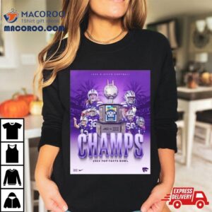 Kansas State Wildcats With The Pop Tarts Bowl Champions Ncaa College Football Tshirt