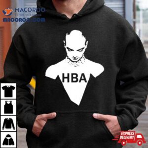 Kanye Wearing A Hood By Air Hba Tshirt
