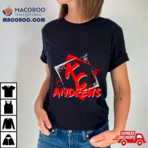 Kc Andrews Red White Graffiti Tshirt