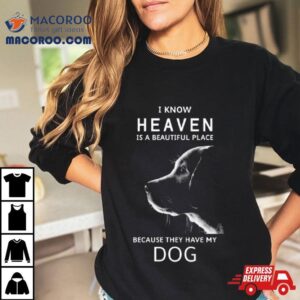 Keanu Reeves I Know Heaven Is A Beautiful Place Because They Have My Dog T Shirt