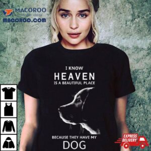 Keanu Reeves I Know Heaven Is A Beautiful Place Because They Have My Dog T Shirt