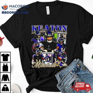 Keaton Mitchell Baltimore Ravens Football Graphic Tshirt