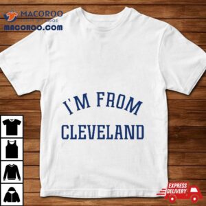Kelce Wearing I’m From Cleveland Shirt