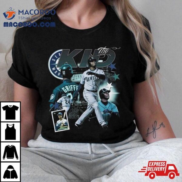 Ken Griffey Jr. 24 Seattle Mariners Baseball Player T Shirt