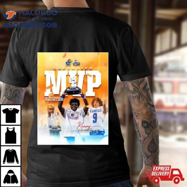 Kenny Logan 23 Kansas Jayhawks Is The Defensive Mvp Of The 2023 Guaranteed Rate Bowl Ncaa Football T Shirt