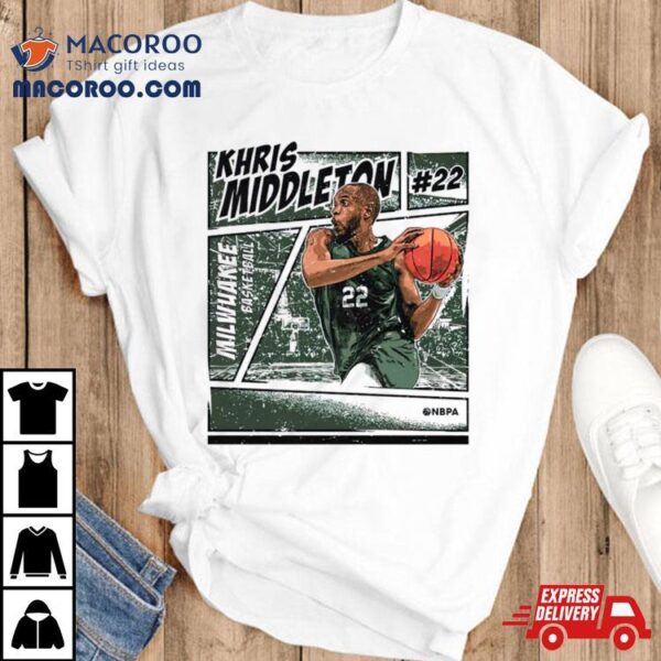 Khris Middleton Milwaukee Comic Slam Dunk Shirt