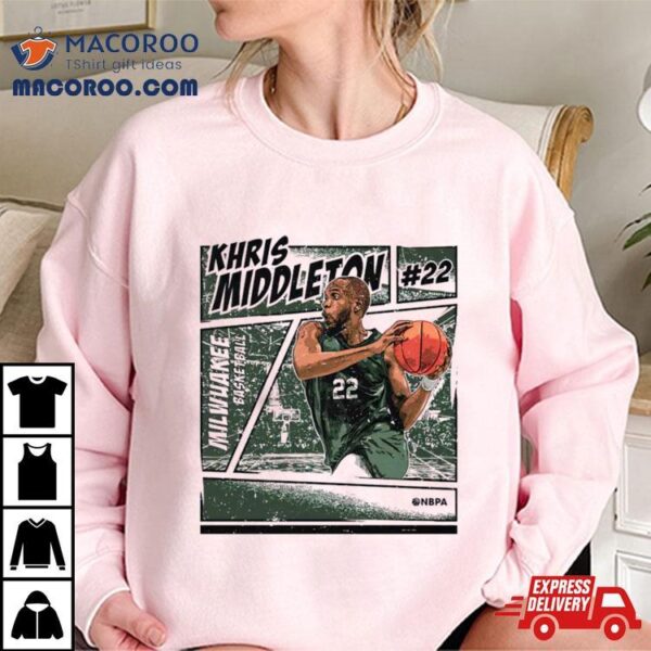 Khris Middleton Milwaukee Comic Slam Dunk Shirt