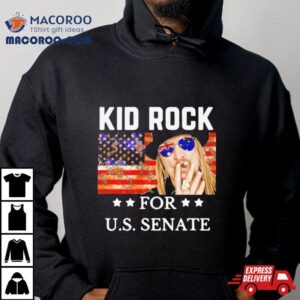 Kid Rock For U.s. Senate Us Flag T Shirt