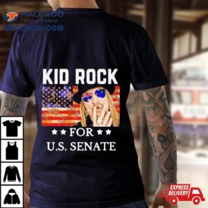 Kid Rock For U S Senate Us Flag Tshirt