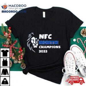 King Detroit Lions Nfc North Champions Tshirt