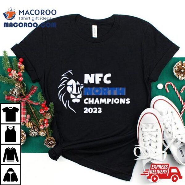 King Detroit Lions Nfc North Champions 2023 T Shirt