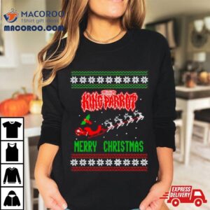 King Parrot Merry Christmas Ugly Tshirt