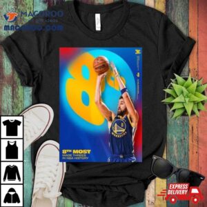 Klay Thompson Has Passed Vince Carter For Th Most Made Threes In Nba History Tshirt