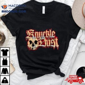 Knuckledust Burberry Skull Logo Tshirt