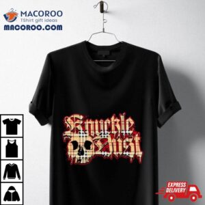 Knuckledust Burberry Skull Logo Tshirt