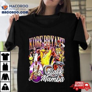 Kobe Bryant Black Mamba La Lakers Signature Tshirt