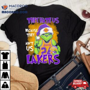Kobe Bryant Santa Grinch They Hate Us Because They Ain’t Us Los Angeles Laker Christmas Shirt