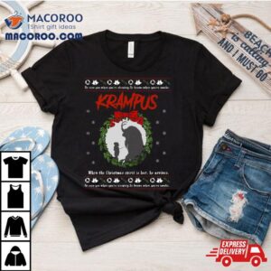 Krampus Ugly Christmas Pattern Tshirt