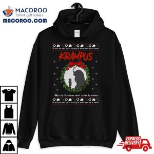 Krampus Ugly Christmas Pattern Tshirt