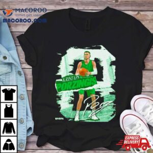 Kristaps Porzingis Boston Rough Signature Tshirt