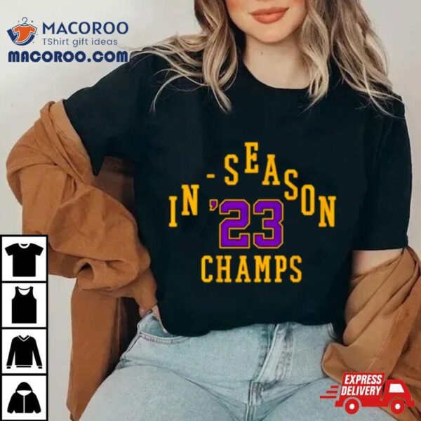 La In Season Tournament Champions 2023 Shirt