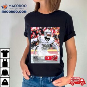 Las Vegas Raider Win Kansas City Chiefs Christmas Game Final Score Tshirt