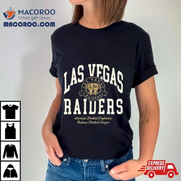 Las Vegas Raiders Letterman Classic American Football Conference National Football League T Shirt