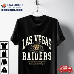 Las Vegas Raiders Letterman Classic American Football Conference National Football League T Shirt