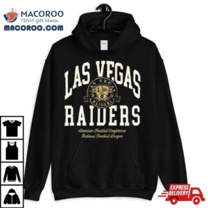 Las Vegas Raiders Letterman Classic American Football Conference National Football League Tshirt