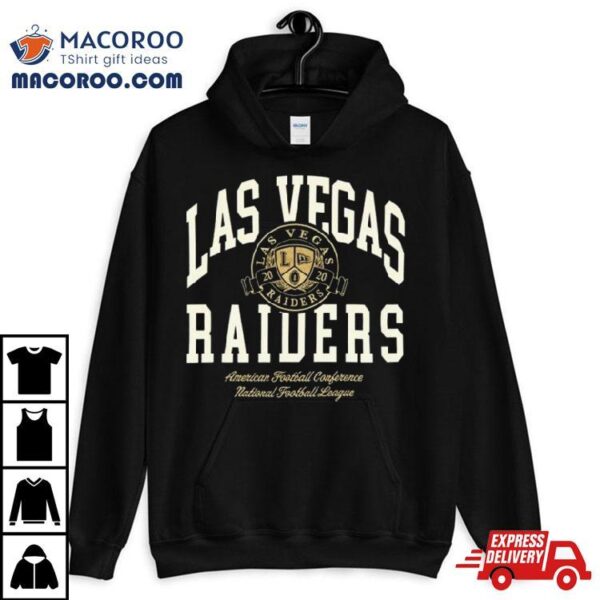 Las Vegas Raiders Letterman Classic American Football Conference National Football League T Shirt