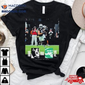 Las Vegas Raiders Wins New York Jets Nfl Game Final Score Tshirt