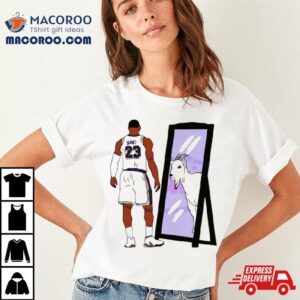 Lebron James Mirror Goat Basketball Lakers Tshirt