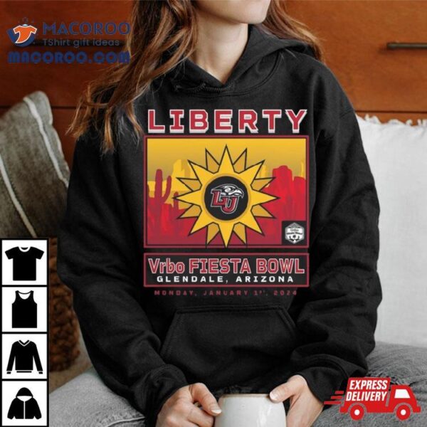 Liberty Flames 2024 Vrbo Fiesta Bowl Glendale Arizona Monday, January 1st, 2024 Fierce Competitor T Shirt