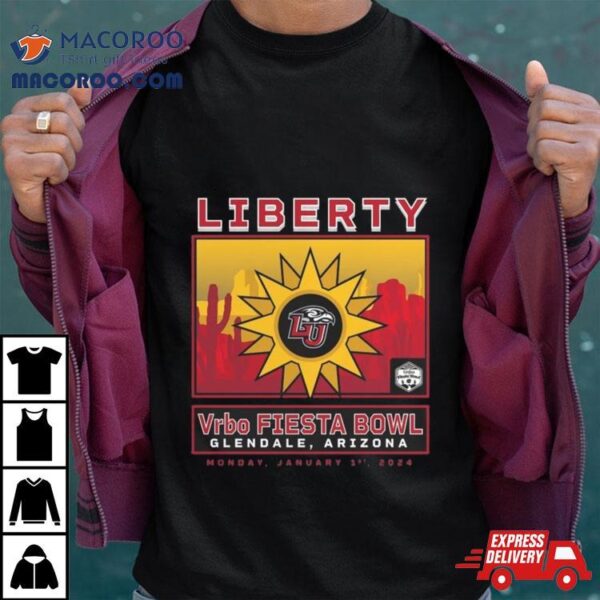 Liberty Flames 2024 Vrbo Fiesta Bowl Glendale Arizona Monday, January 1st, 2024 Fierce Competitor T Shirt