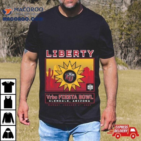 Liberty Flames 2024 Vrbo Fiesta Bowl Glendale Arizona Monday, January 1st, 2024 Fierce Competitor T Shirt