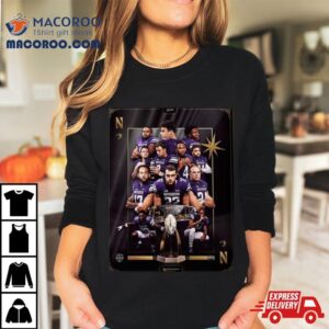 Line Up Northwestern Wildcats Football In The Srs Distribution Las Vegas Bowl Tshirt