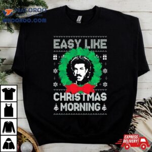 Lionel Richie Easy Like Christmas Morning Tshirt