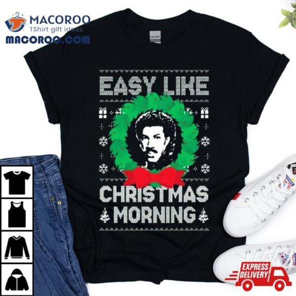 Lionel Richie Easy Like Christmas Morning 2023 T Shirt