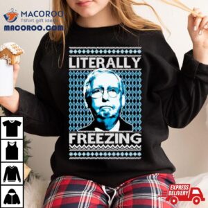 Literally Freezing Mcconnell Senator Ugly Christmas Tshirt