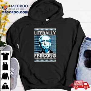 Literally Freezing Mcconnell Senator Ugly Christmas Tshirt