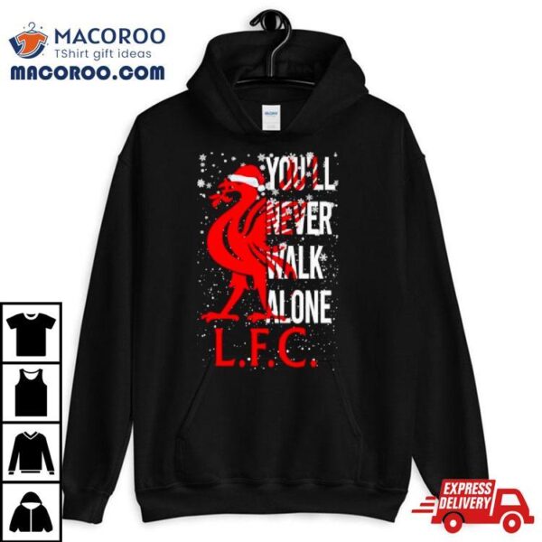 Liverpool Santa You’ll Never Walk Alone Lfc Shirt