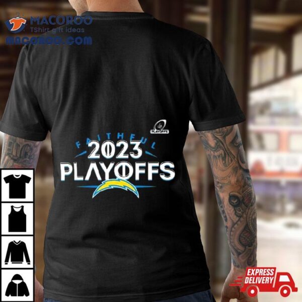 Los Angeles Chargers 2023 Nfl Playoffs Faithful Shirt