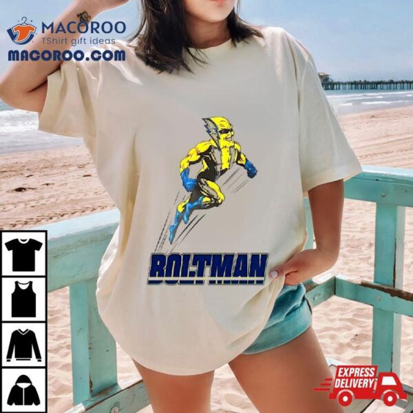 Los Angeles Chargers Bolt Man Cartoon Shirt