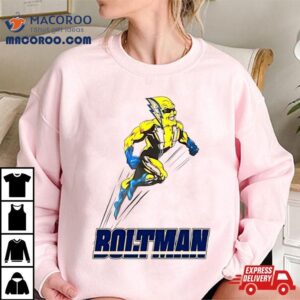 Los Angeles Chargers Bolt Man Cartoon Shirt