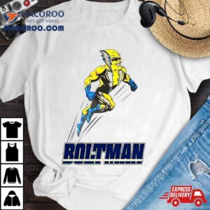 Los Angeles Chargers Bolt Man Cartoon Tshirt