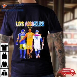 Los Angeles Cooper Kupp Kobe Bryant And Mookie Betts Signatures Tshirt