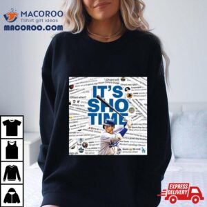 Los Angeles Dodgers Announce Shohei Ohtani It S Sho Time Tshirt